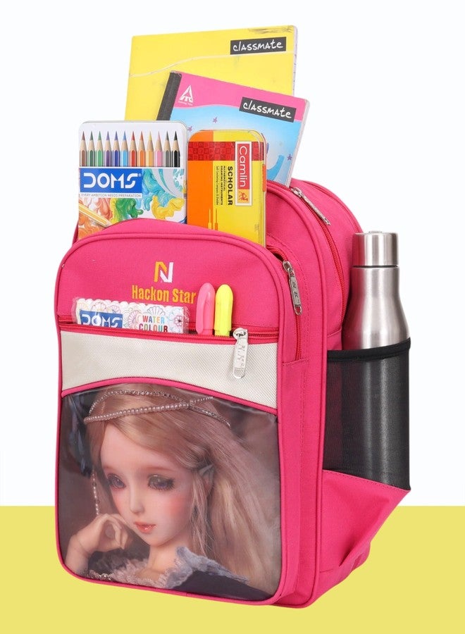 HACKON STAR School bag Waterproof bag for kids Suitable class 2nd&3rd boys & girls (Pink) - Image 4